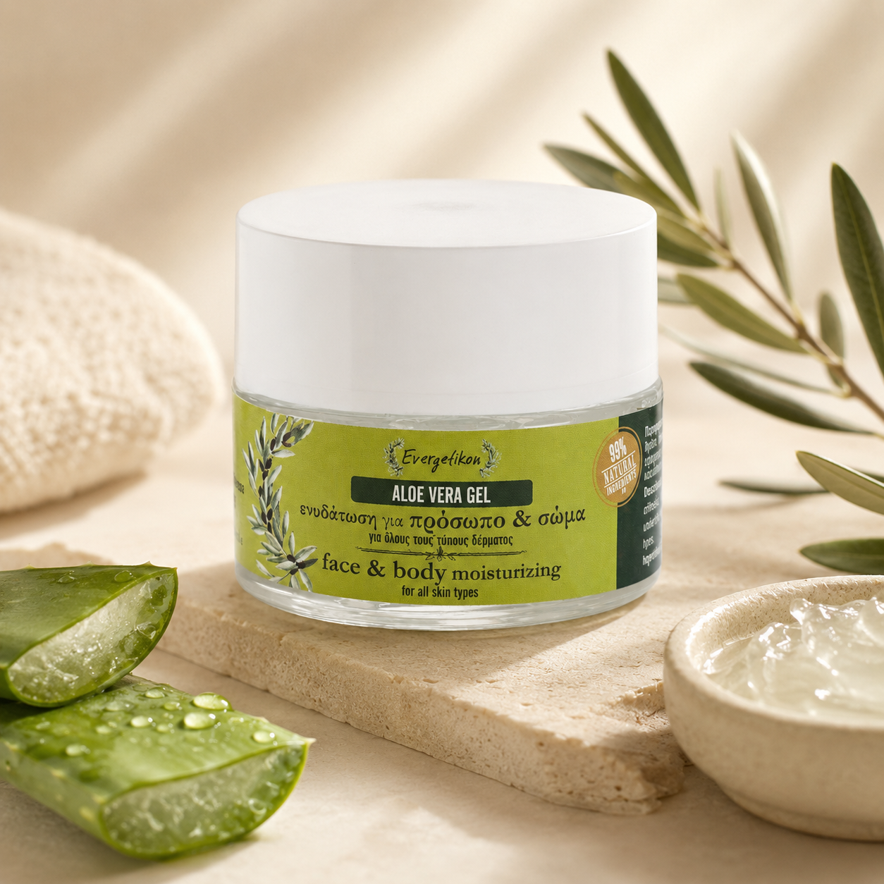 Gel d'Aloe Vera – Soin, Hydratation & Apaisement de la Peau - Evergetikon
