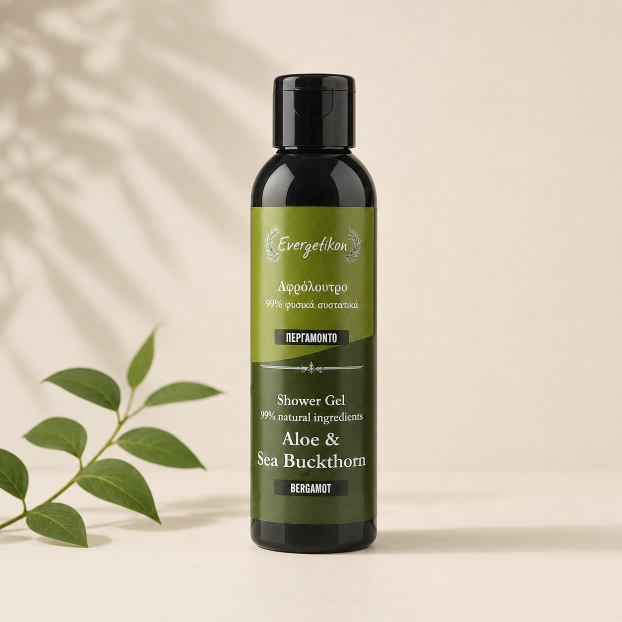 Gel douche naturel - Bergamote - Evergetikon