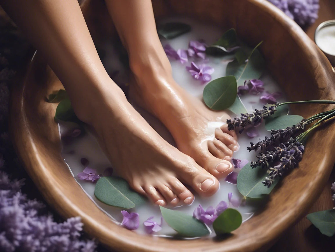 Faites Briller Vos Pieds : Découvrez la Magie du Gommage Naturel pour les Pieds au Sel de Magnésium
