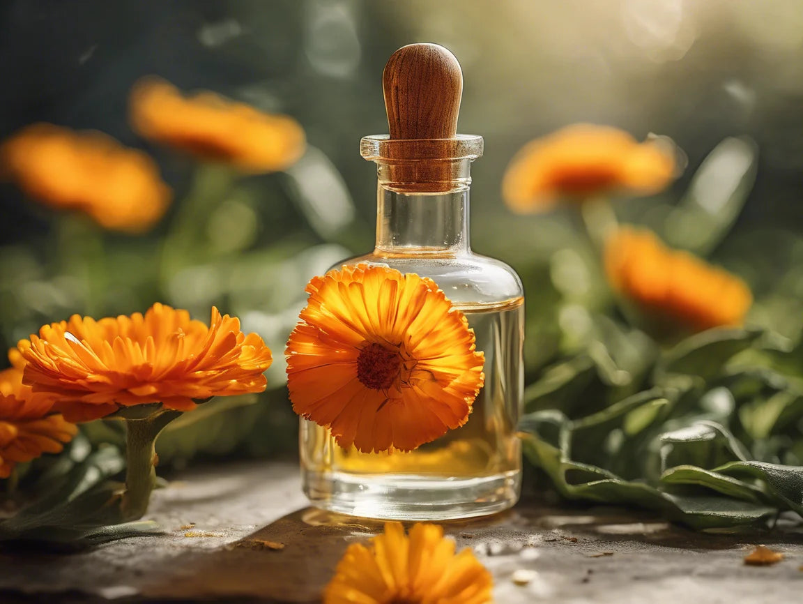 Comment l'action cicatrisante de l'huile de calendula aide la peau