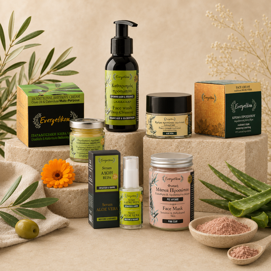 Soin du visage – Peau sèche – Evergetikon