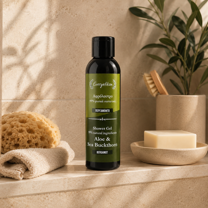 Gel douche naturel - Bergamote - Evergetikon