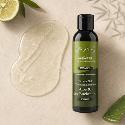Gel douche naturel - Bergamote - Evergetikon