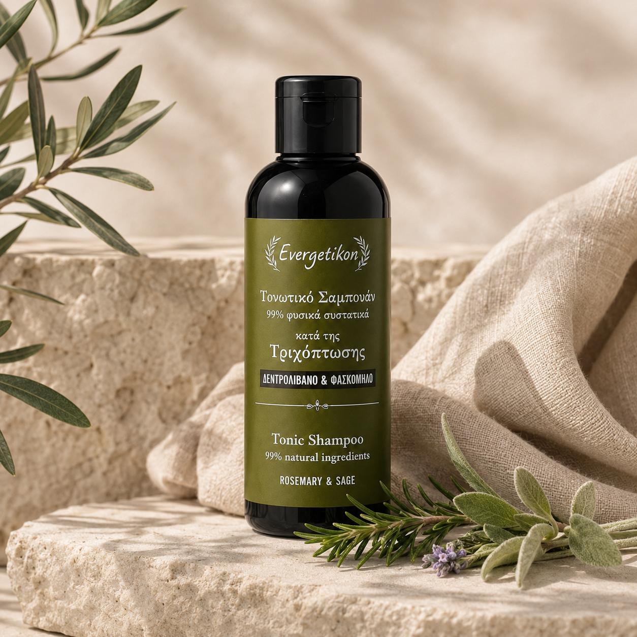 Shampoing au romarin - Evergetikon
