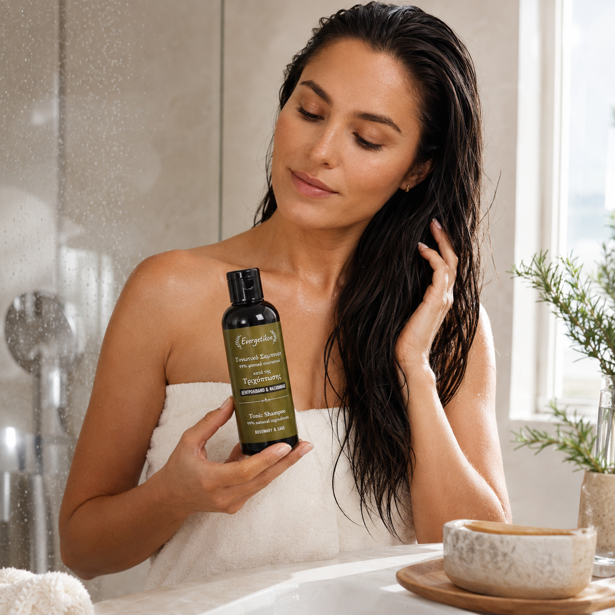 Shampoing au romarin - Evergetikon