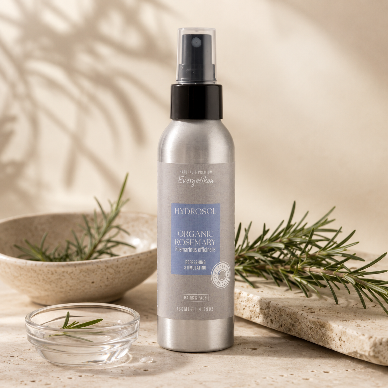 Eau de romarin - Hydrolat - Evergetikon