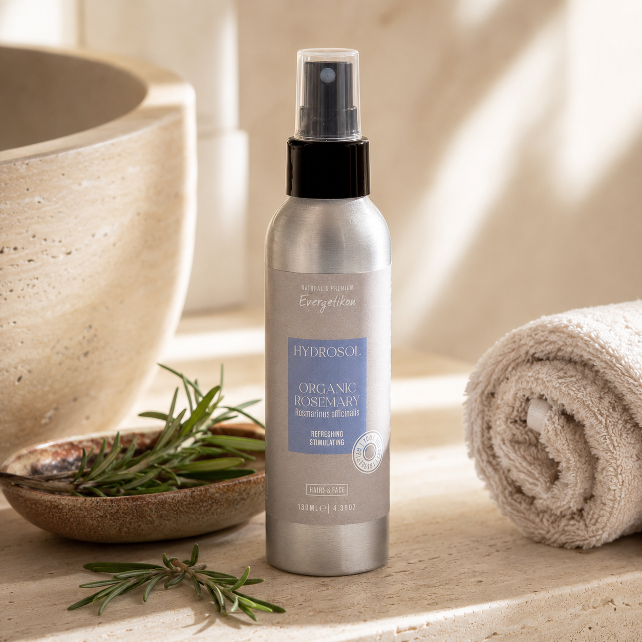 Eau de romarin - Hydrolat - Evergetikon